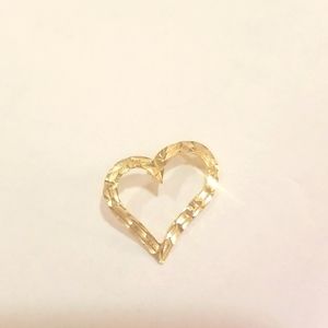 14k heart charm
